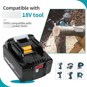 Batería de Gran Capacidad de 18 V, 5 Ah, 6 Ah, Apta para Baterías de Iones de Litio 18650, Estable y Compatible con BL1850 - Product Image 5