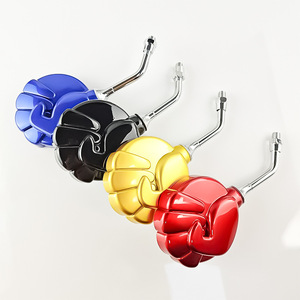 Espejo retrovisor de mano Qiangye Stone para motocicleta, vehículo eléctrico, M9903, ajuste universal, diseño de puño colorido - Product Image 1