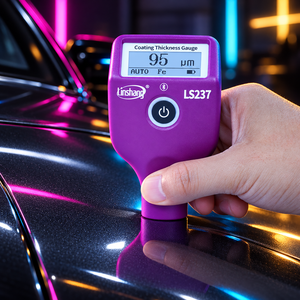 Medidor de Espesor de Pintura Digital Portátil LS237 con Batería Recargable para Pruebas de Superficies Metálicas Automotrices - Product Image 2