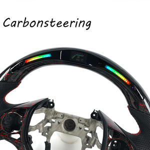 Accessories <b>for</b> Custom Carbon Fiber Car <b>Steering</b> <b>Wheel</b> <b>for</b> 9th Gen Si LX EX EX-L 2012-2015 JDM Interior Upgrade - Product Image 2