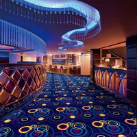 Tapis imprimés mur à mur en nylon de style classique personnalisé pour le cinéma, le casino, la salle de réunion, le restaurant, l'hôtel, la prière et la voiture.