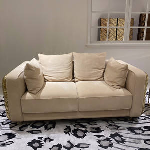 Sofá de Cuero para el Hogar - Nuevo Diseño para Sala de Estar - Cuero Vacuno de Primera Calidad - Sofá de Verdadera Alta Gama - Product Image 3