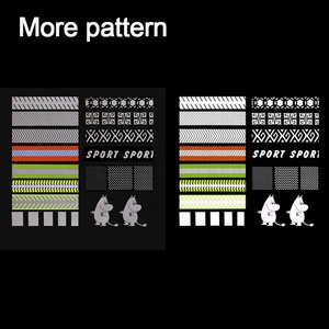 High Visibility Segmented Fluo <strong>Color</strong> Reflective Heat Transfer Film Iron on <strong>Vinyl</strong> for Safety Cloth - Product Image 6