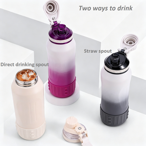 550ml/750ml Stainless Steel Double Wall Vacuum Insulated Thermos 6-12 Hours Thermal Insulation Portable for <b>Hot</b>/Cold Drinks - Product Image 4