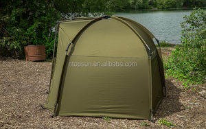 Abri de pêche <span class=keywords><strong>Fox</strong></span> XD Bivvy Shelter à double couche, tente pliable pour 2 personnes, poteaux en aluminium, tente en polyester pour la pêche à la carpe et le camping - Product Image 6