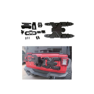 Ventes d'usine JL1132 support de pneu de secours en alliage d'aluminium porte-pneu de secours pour <span class=keywords><strong>jeep</strong></span> pour <span class=keywords><strong>wrangler</strong></span> JL 2018 + - Product Image 1