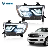 VLAND fabrika için LED far Toyota Tundra 2007-2013 Sequoia 2008-2020 diğerleri araba ışık aksesuarları parçaları oto lambası kafa