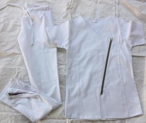 Traje de enfermería para médico, uniforme de alta calidad para enfermera, uniformes de Hospital para mujeres y hombres, algodón personalizado de lujo, OEM - Product Image 1