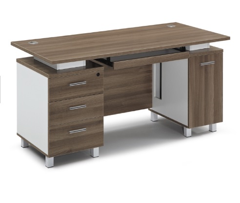 Раскладка офисного стола, стол менеджера, стол руководителя