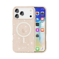 Coque de téléphone magnétique à paillettes motif Terminator antichoc pour iPhone 18 Pro Max 17 16 15 14