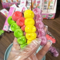 Sucettes colorées fantaisie en forme de bâtonnets longs, saveur fruitée, vente en gros, logo personnalisé, collation pour enfants, bonbons durs