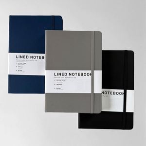 Carnet de notes A5 en cuir PU imitation cuir, avec sangle, motif forêt, simple, pour bureau, en cuir rigide, avec logo, vente en gros directe usine, transfrontalier - Product Image 4