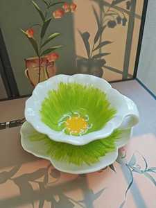 Handmade Irregular Flower-shaped Ceramic Mugs Flower-shaped Mugs with Saucers Pre-sale Style Cute Mug <strong>Set</strong> - Product Image 4