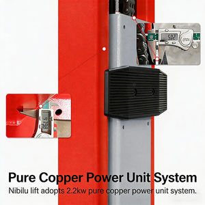 Elevador Hidráulico de 2 Postes <span class=keywords><strong>para</strong></span> <span class=keywords><strong>Autos</strong></span>, Capacidad 4000kg, Piso Libre, Techo Bajo, Modelo Same Peak, en Oferta - Product Image 4