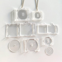 Porte-clés Mini CD vierge 5,3 cm x 4,5 cm x 0,8 cm avec autocollant NFC, étiquette NFC, vente en gros, fabrication OEM