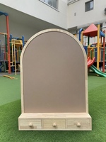 Tableau magnétique à tiroir en bois écologique, planche à dessin portable au design Art Déco, marque UCI pour usage domestique, écriture et dessin