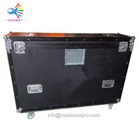 Boîtier de transport en contreplaqué et aluminium personnalisé et durable Goodcase pour contrôleur M&A3 Command Wing et Fader Wing avec supports latéraux pour ordinateur portable