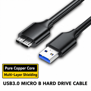 <span class=keywords><strong>USB</strong></span> 3.0 Type a 转 USB3.0 Micro B 公头适配器电缆 数据同步电缆 适用于外置硬盘 HDD 超高速电缆 - Product Image 1