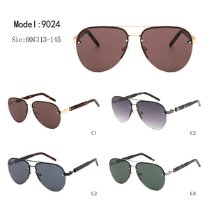 Gafas de Sol de Piloto con Montura Metálica Completa, Lentes Degradadas, 100% Protección UV, Unisex para Adultos, para Exteriores - Product Image 3