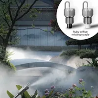 Système de brumisation haute pression pour l'extérieur avec particules de brume ultra-fines, purification de l'air et refroidissement