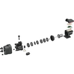 Pompe de surpression Grundfos Scala1 3-45, électrique 115V, 15,8 GPM, hauteur de refoulement 26 pieds, gris, acier inoxydable, design moderne - Product Image 5