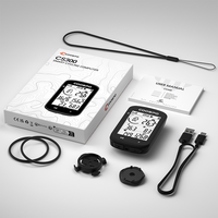 COOSPO CS300 Speedometer sepeda cerdas, Odometer Digital tahan air nirkabel GPS komputer sepeda + BLE5.0