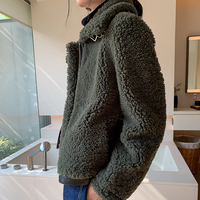 Echte Shearling Jacke Damen Winter Pelzjacke Schafflederjacke