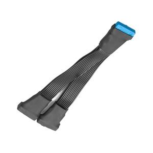 อะแดปเตอร์หัวต่อขยายภายในแบบ Mini USB 3.0 19/20 พิน สายแยก 1 เป็น 2 สำหรับเมนบอร์ดคอมพิวเตอร์ ดีไซน์ขนาดเล็ก - Product Image 6