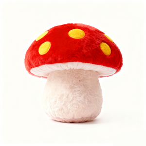Peluche <span class=keywords><strong>de</strong></span> Hongo Rojo Enojado Personalizado <span class=keywords><strong>de</strong></span> Alta Calidad con Certificación CE y ASTM, Fabricante con MOQ Bajo - Product Image 5