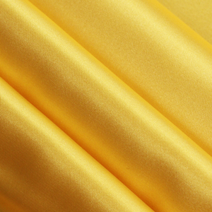Wholesale custom cheap golden yellow stretch satin fabric 100% polyester - Product Image 1