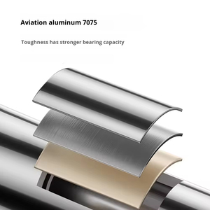 Tongkat Trekking Ultra-Ringan 5-Bagian dari Paduan Aluminium 7075 dengan Pegangan EVA dan Ujung Baja Tungsten, Tongkat Jalan Lipat untuk Pendakian OEM - Product Image 3