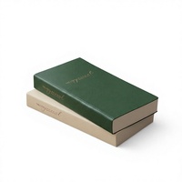 Carnet en cuir PU souple avec pages intérieures vierges, lignées ou quadrillées, agenda personnalisable pour le bureau ou comme cadeau