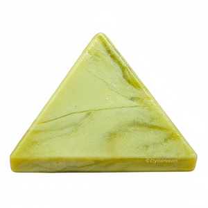 Prix bon marché et qualité merveilleuse sur les pyramides de cristal serpentine en pierre naturelle d'agate de Soha pour l'énergie de guérison et la décoration en vente - Product Image 1