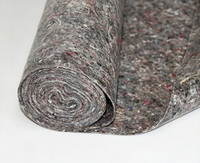 Rouleau de feutre de peintre en polyester recyclé écologique, tapis de sol non tissé robuste et peignable pour la construction, la peinture et la rénovation
