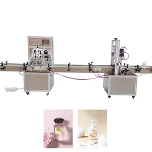 Vertical 6-Nozzle Peristaltic Pump Filling Machine Liquid and Milk Coffee with Drive Button Cover and Core PLCE Components