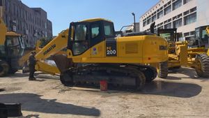 Excavadora Usada de Gran Tamaño Komatsu PC 200 Original Japonesa en Buenas Condiciones, Excavadora de Cadenas - Product Image 6