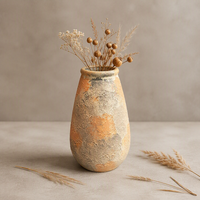 Pots à fleurs Wabi-Sabi ARM LVG, vase en céramique vintage, poterie rustique texturée, décoration d'hôtel et de maison, récipients floraux en grès