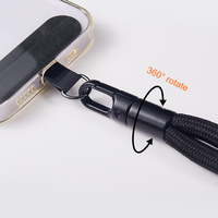 Cordon de téléphone anti-perte en tissu polyester style bandoulière 126 cm pour iPhone 17 16 Pro Max Samsung S26 Ultra
