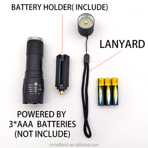 Linternas LED de Alta Potencia con Zoom Telescópico, Resistentes al Agua, Linternas Tácticas Potentes - Product Image 2