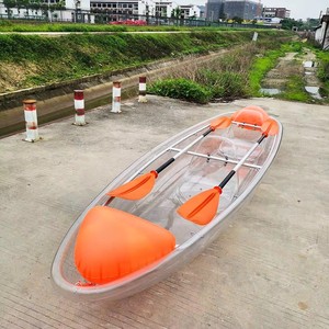 Kayak Double Siège Kayak Transparent Océan Transparent Polycarbonate Kayak Double <span class=keywords><strong>2</strong></span> Personnes Transparent Pc Bateau Sports Nautiques - Product Image 5