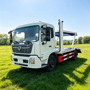 Camion de transport de voitures à double étage Dongfeng 4x2, capacité de 4 voitures par trajet, pour le transport de véhicules et le sauvetage routier - Product Image 1