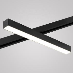 Bán Buôn 20W 30W Nhôm Đèn Trần Trong Nhà Thương Mại <span class=keywords><strong>LED</strong></span> Tuyến Tính Đèn Từ Theo Dõi Ánh Sáng - Product Image 1