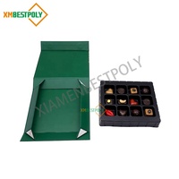 Maßgefertigte Elegante Schokoladenpralinen Faltbare Karton-Geschenkbox mit Magnetverschluss für Trüffel Süßigkeiten Luxuriöse Magnetdeckel-Boxen