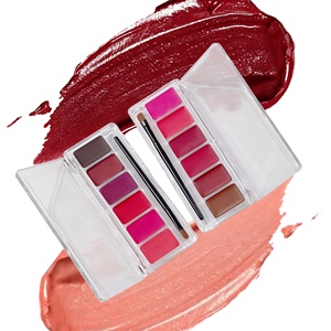 Paleta de Labiales en Crema de 6 Colores, Marca Privada, Larga Duración, Alta Pigmentación, Maquillaje Labial con Pincel - Product Image 4