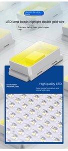 Directamente de fábrica Luz de calle solar Ip65 Sensor Luz solar led para exteriores con control remoto - Product Image 6