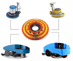 振达畅销优质材料地板缓冲器、抛光机和洗涤器配件19英寸地板擦洗刷
