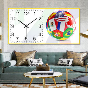 นาฬิ<span class=keywords><strong>กา</strong></span>แขวนผนังรูปฟุต<span class=keywords><strong>บอล</strong></span>ลายธงชาติหลายประเทศ ออกแบบเองได้ สำหรับแฟนบอล ตกแต่งบ้านส่วนตัว ห้องนั่งเล่น - Product Image 2