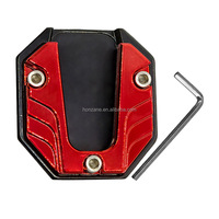 Plaque de support universelle antidérapante pour béquille latérale de moto et scooter
