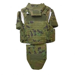 Gilet de combat tactique BSCI Factory Sturdy Armor XL Plus Size, protection intégrale du corps et du cou, équipement de chasse, porte-plaques, avec rembourrage souple - Product Image 1