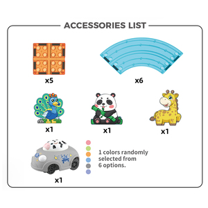 Jouets éducatifs pour enfants, blocs magnétiques magiques, jouets sensoriels, piste de train électrique, voiture de course - Product Image 2